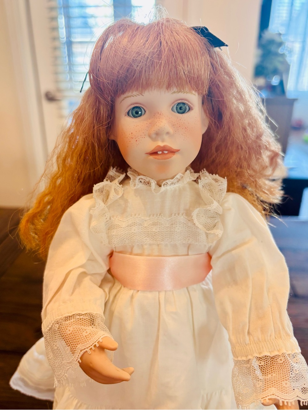 Polly’s Tea Party Vintage Porcelain Doll